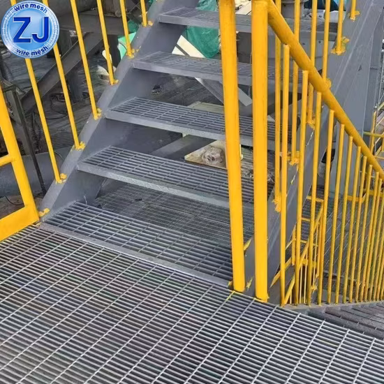 Grating soldado serrilhado galvanizado de aço inoxidável de alumínio da barra de aço do metal